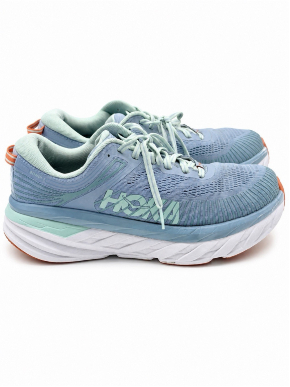 Size 8.5 - Hoka One One HOKA Bondi 7 Wide Blue Fog W